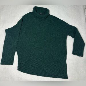 All Saints Forest Green Turtleneck Sweater Size XS
